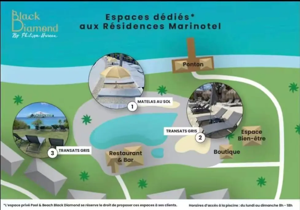 Appartement La Kazaval, Vue Imprenable Sur La Mer Le Diamant Martinique